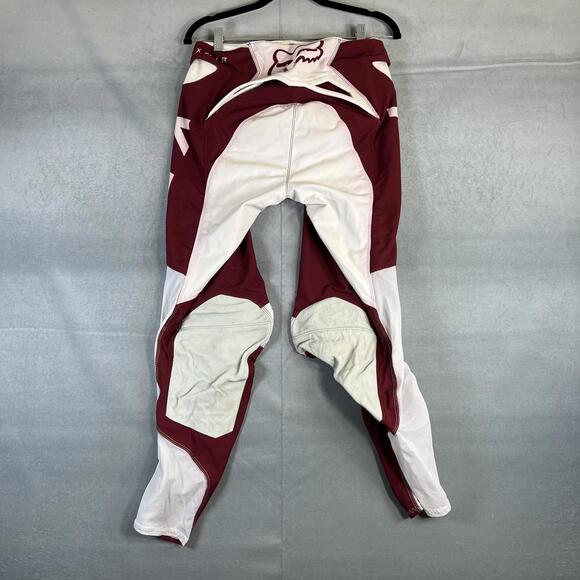 Fox Flexair Pants Mens 30 Red Belted Motocross Mountainbike Racing Outdoor MTB - Picture 5 of 10